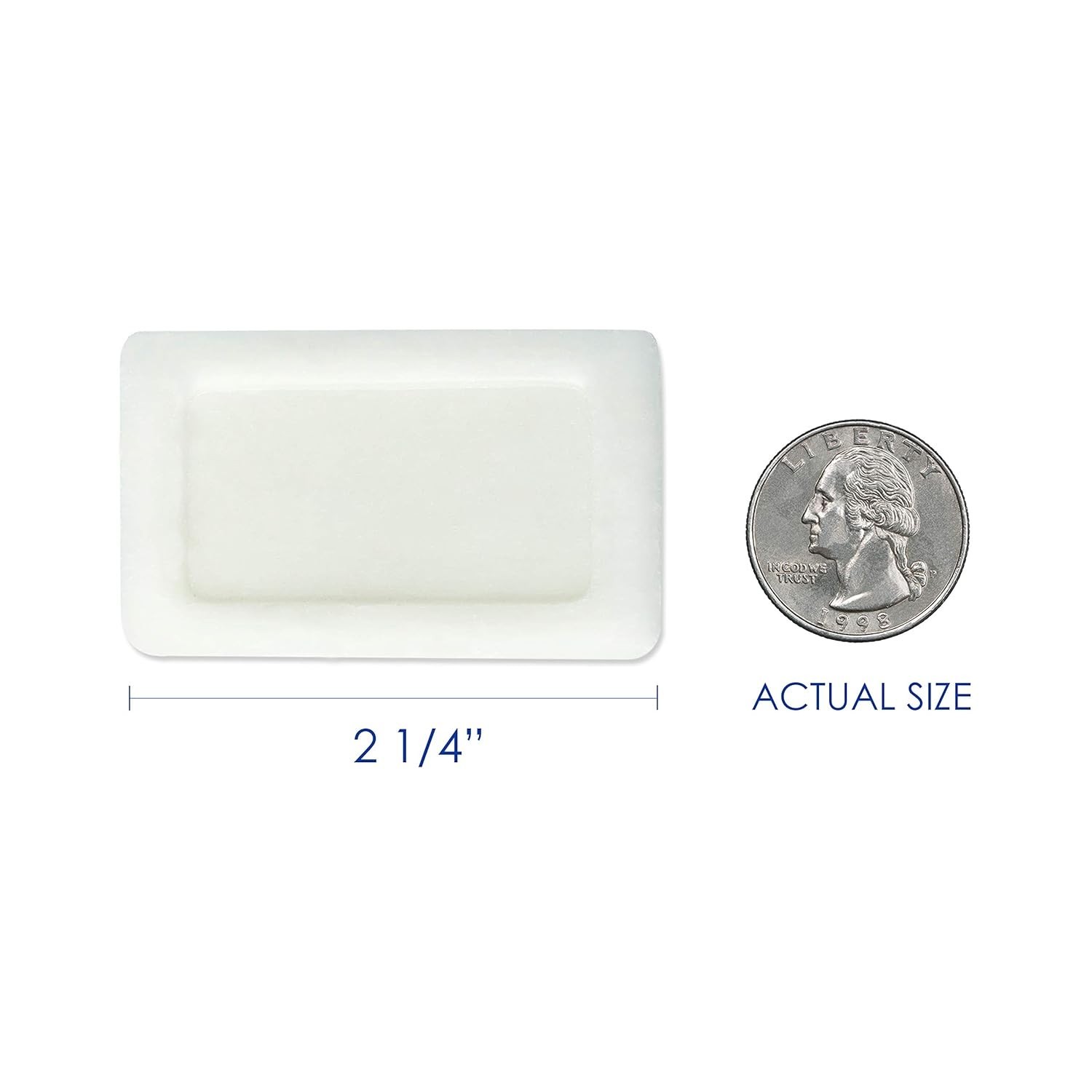 Travel Size Bar Soap 0.5 oz, 100 Pack, Individually Wrapped for Hospitality
