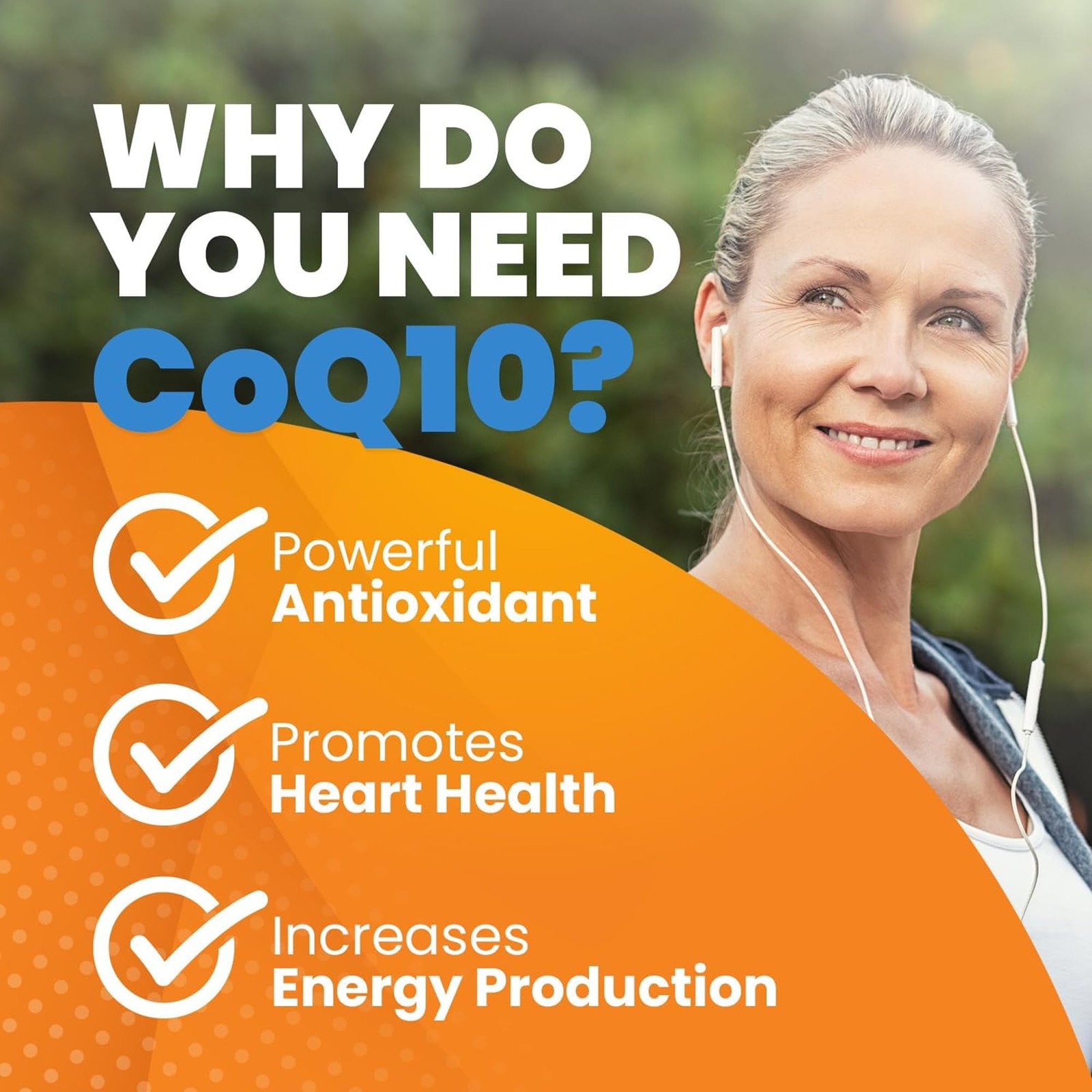 Doctor’s Best High Absorption CoQ10 with 60 Count (Pack of 1), White