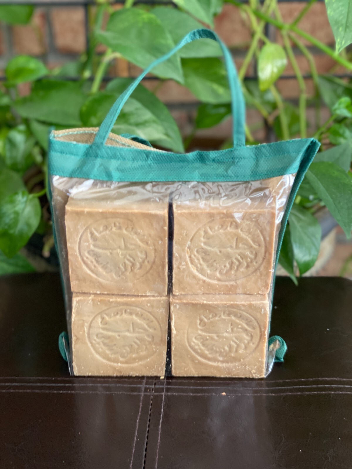 x4 Laurel Natural Soap Cubes, Handmade of Olive Oil, Laurel Perfumes and Alkalis