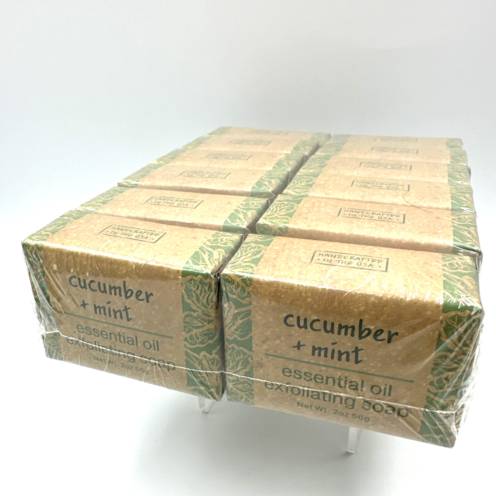 Greenwich Bay Cucumber + Mint Exfoliating Soap Lot Of 12 Bars/2.0 oz Each