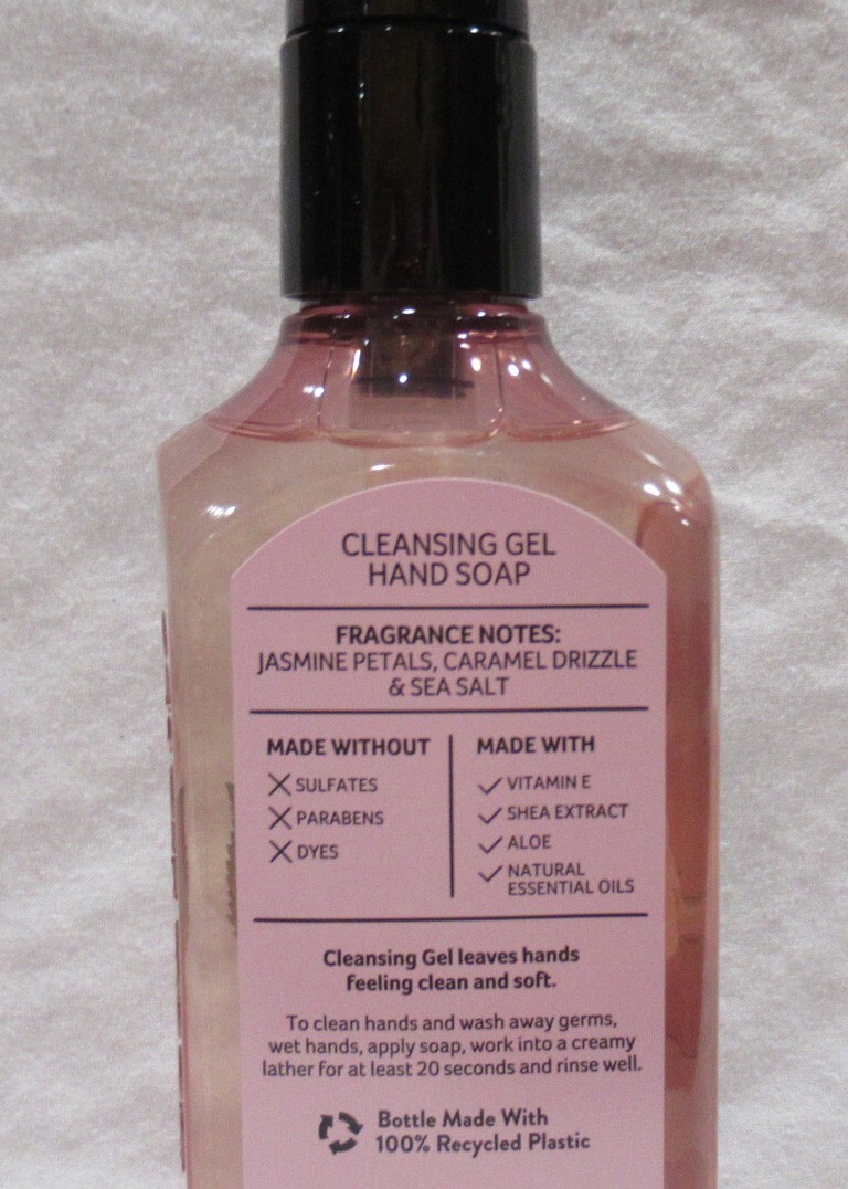 Bath & Body Works Cleansing Gel Hand Soap essential Lot Set of 2 SUGARED JASMINE