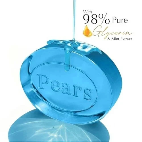 Pears Glycerin Soap 125g x 2 Mint Fresh Gentle Bath Bar Soap Free Clean
