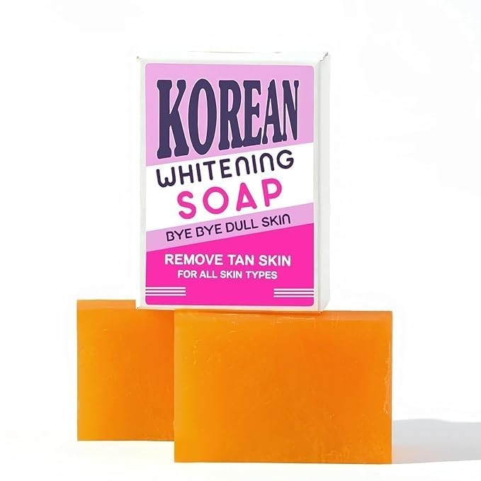 Korean Whitening Soap – Bye Bye Dull Skin, Remove Tanning, Brightening Face & Bo