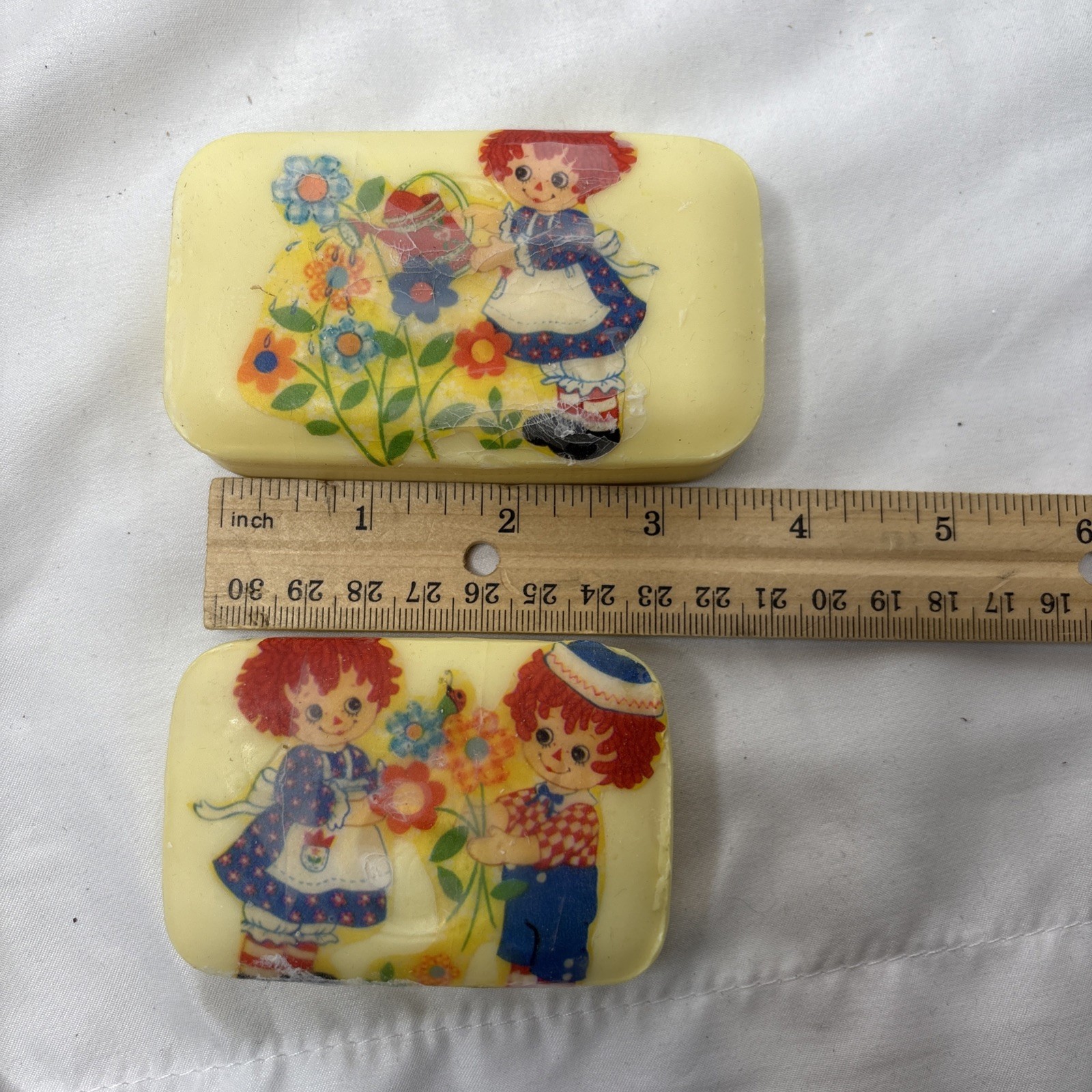 Vtg Katherine Gray Raggedy Ann & Andy Lot Of 14 Bar Soaps Collectible Unused