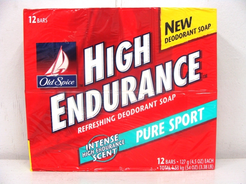 *3 BARS* OLD SPICE HIGH ENDURANCE SOAP PURE SPORT *ORIGINAL FORMULA*
