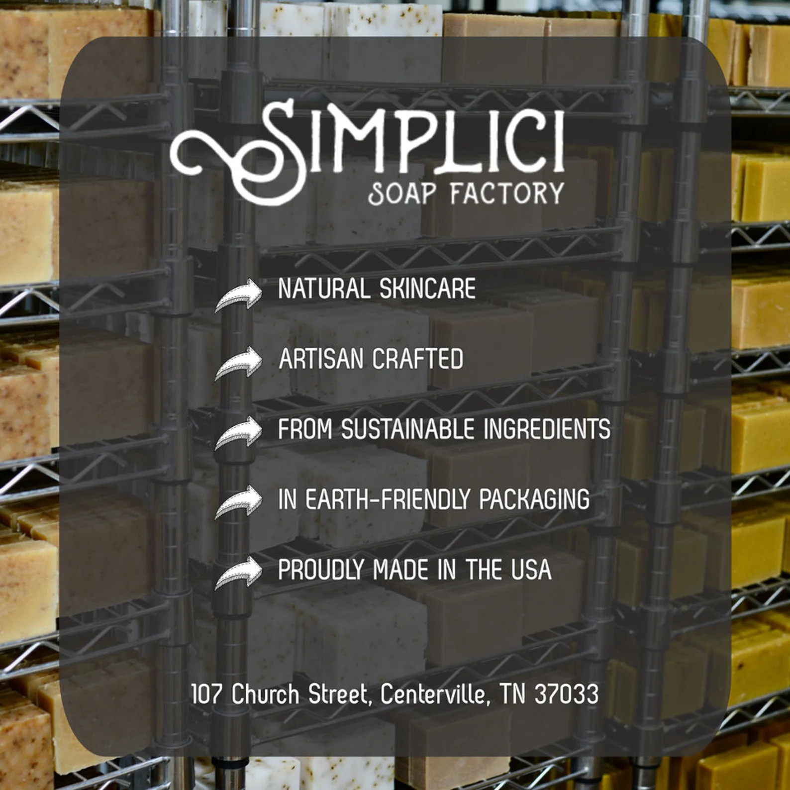Simplici Natural Bar Soap: Activated Charcoal (smooth, unscented) 7 Bar BULK BOX
