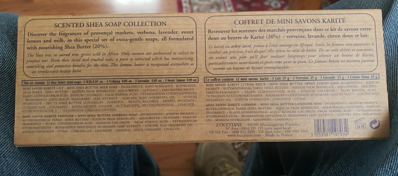 L’OCCITANE Shea Butter Extra Gentle Milk Soap Collection Of 12 – 25g 0.08oz –