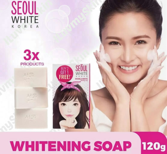 Seoul White Korea Double White Whitening Soap Triple Pack 120g