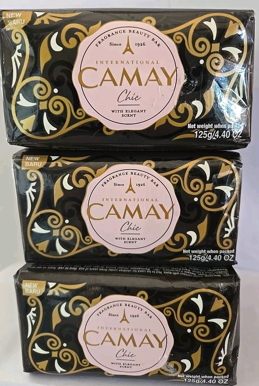 3 Camay Classic Bar Soap Pack Of 3 Each Total Of 9 Bars With Elegant Sent