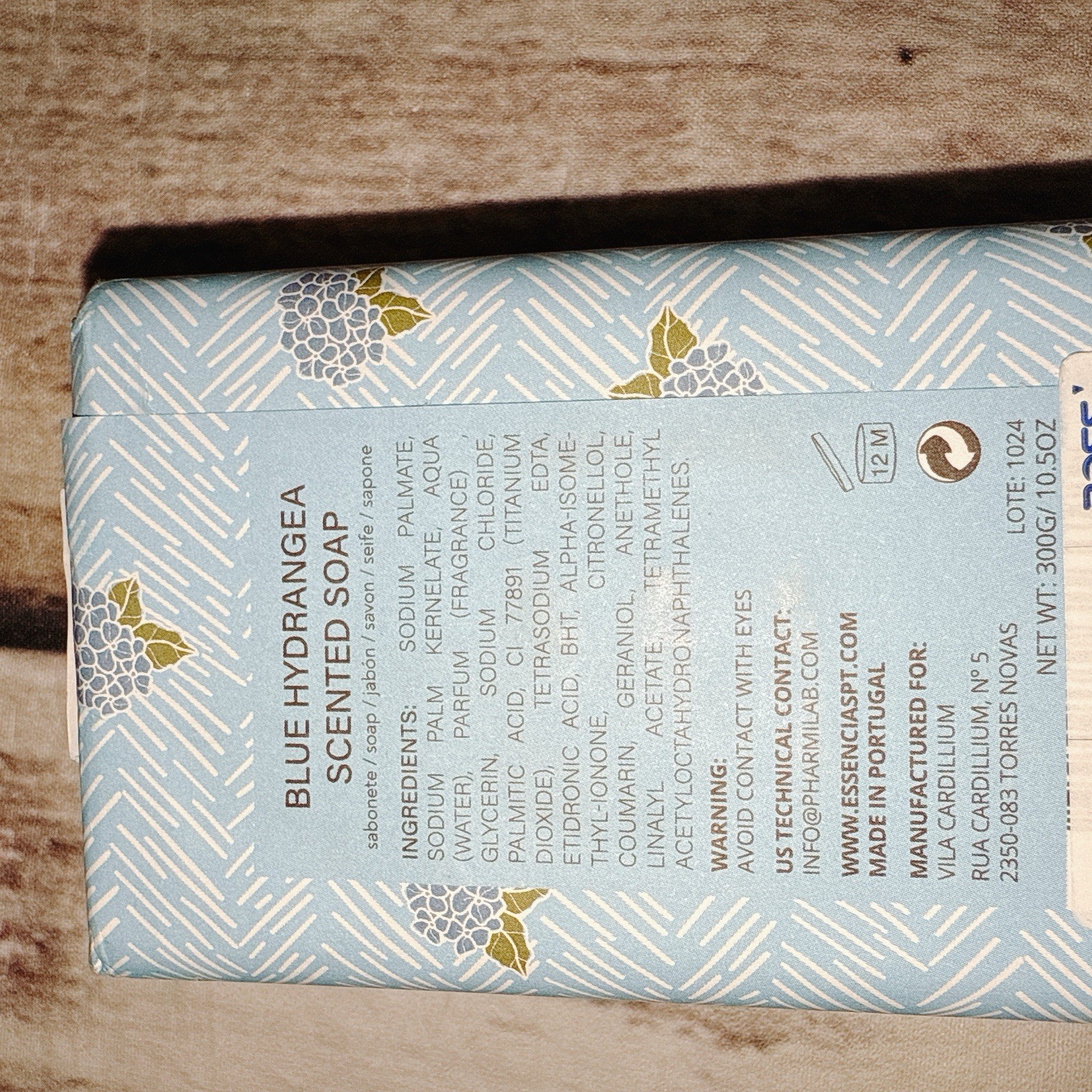 Vila Cardillium BLUE HYDRANGEA Scented Soap 300g/10.5oz