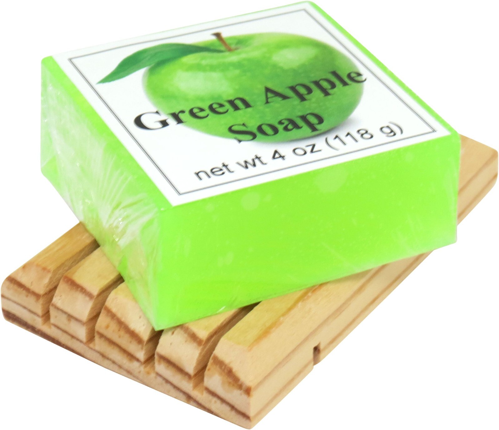 Green Apple Glycerin Soap by Eclectic Lady, 4 oz Bar