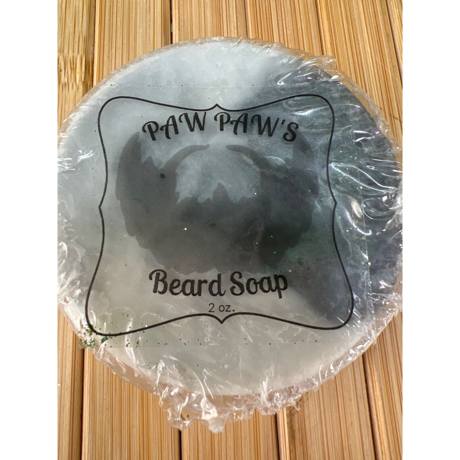 Mens Paw’s Beard Soap Fathers Day Gift New Teakwood Mahogany Gift Dad Grandpa
