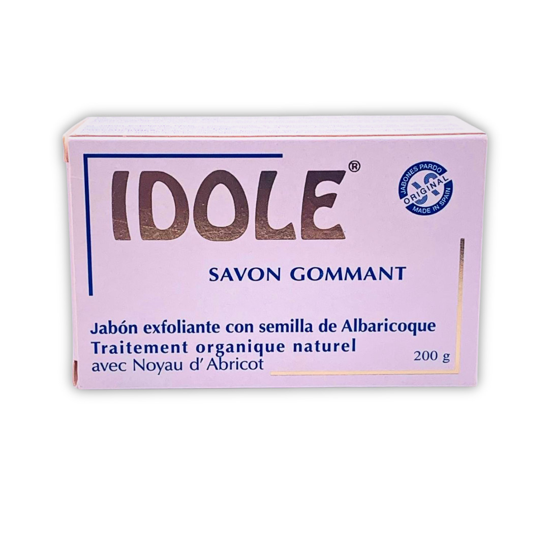 Idole Exfoliating Soap 7 oz with Apricot Kernel Powder Skin Cleansing Bar