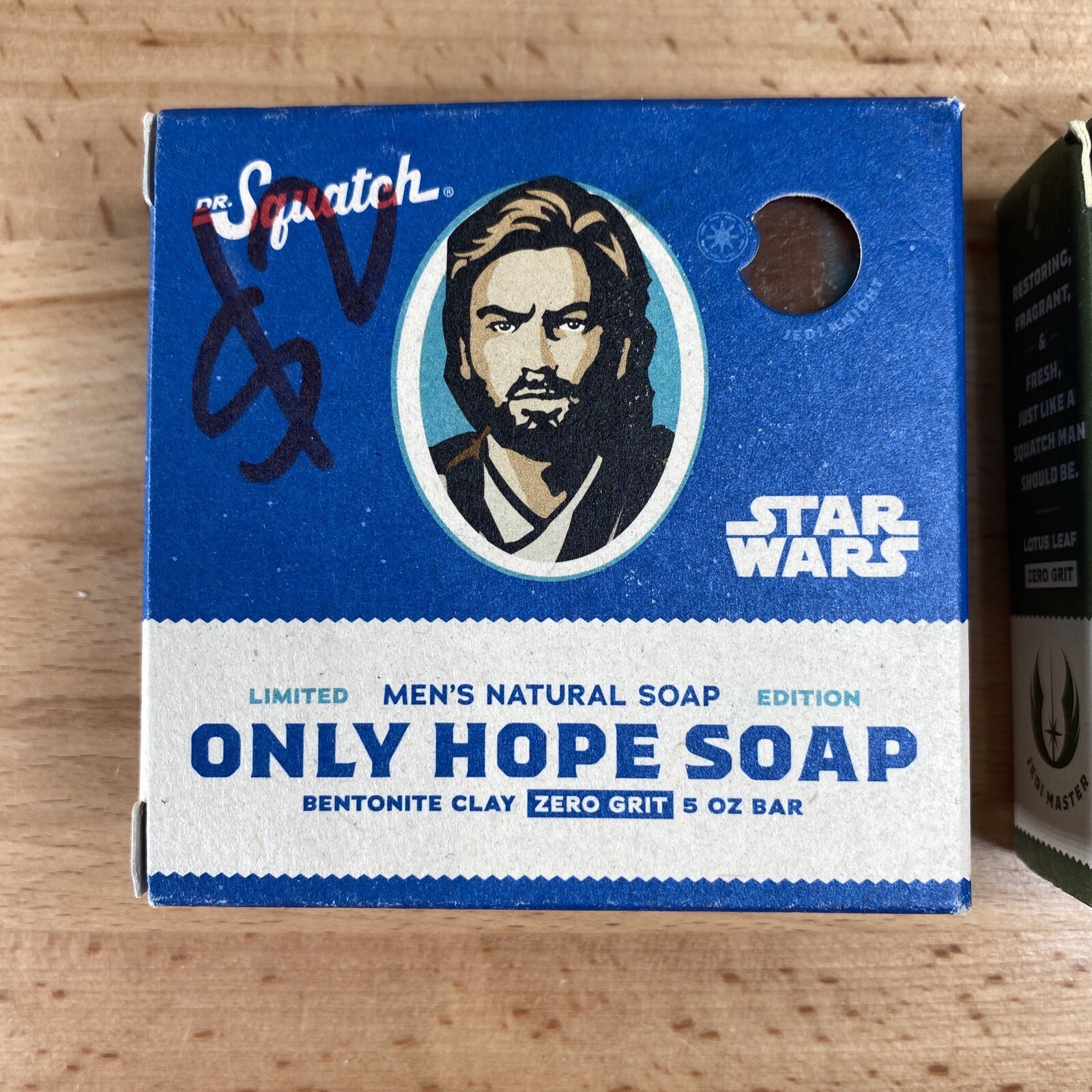 LOT OF 2 SOAP BARS. – Dr. Squatch STAR WARS Only Hope Soap & Wisdom Wash Soap