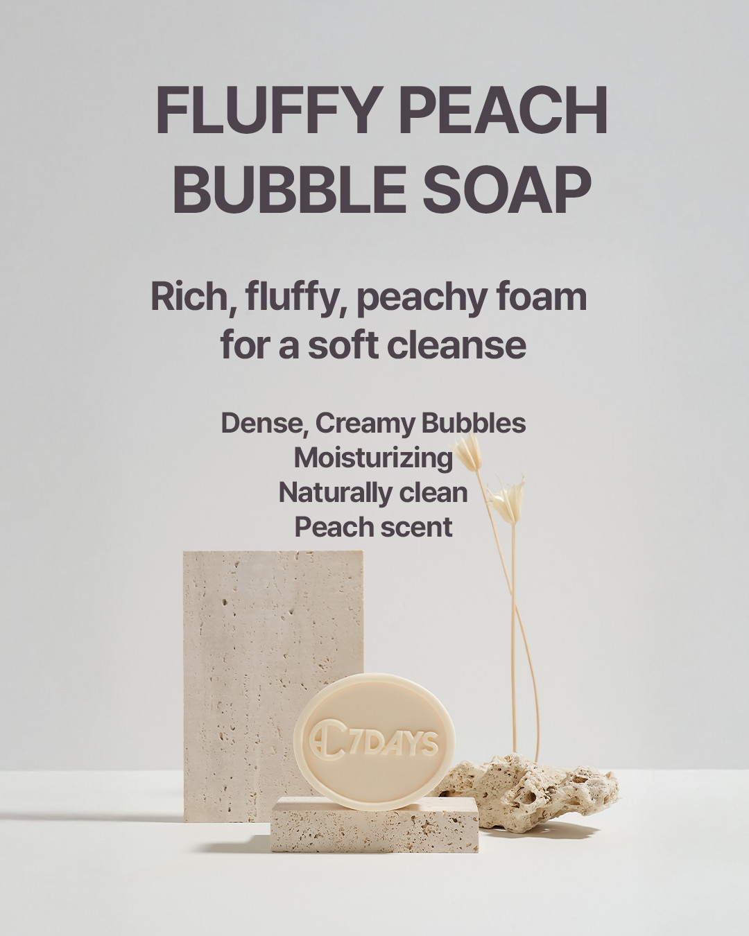 CDH7DAYS Handmade Soap, EWG Verified, Vegan Certified, Natural, Fragrance-Free