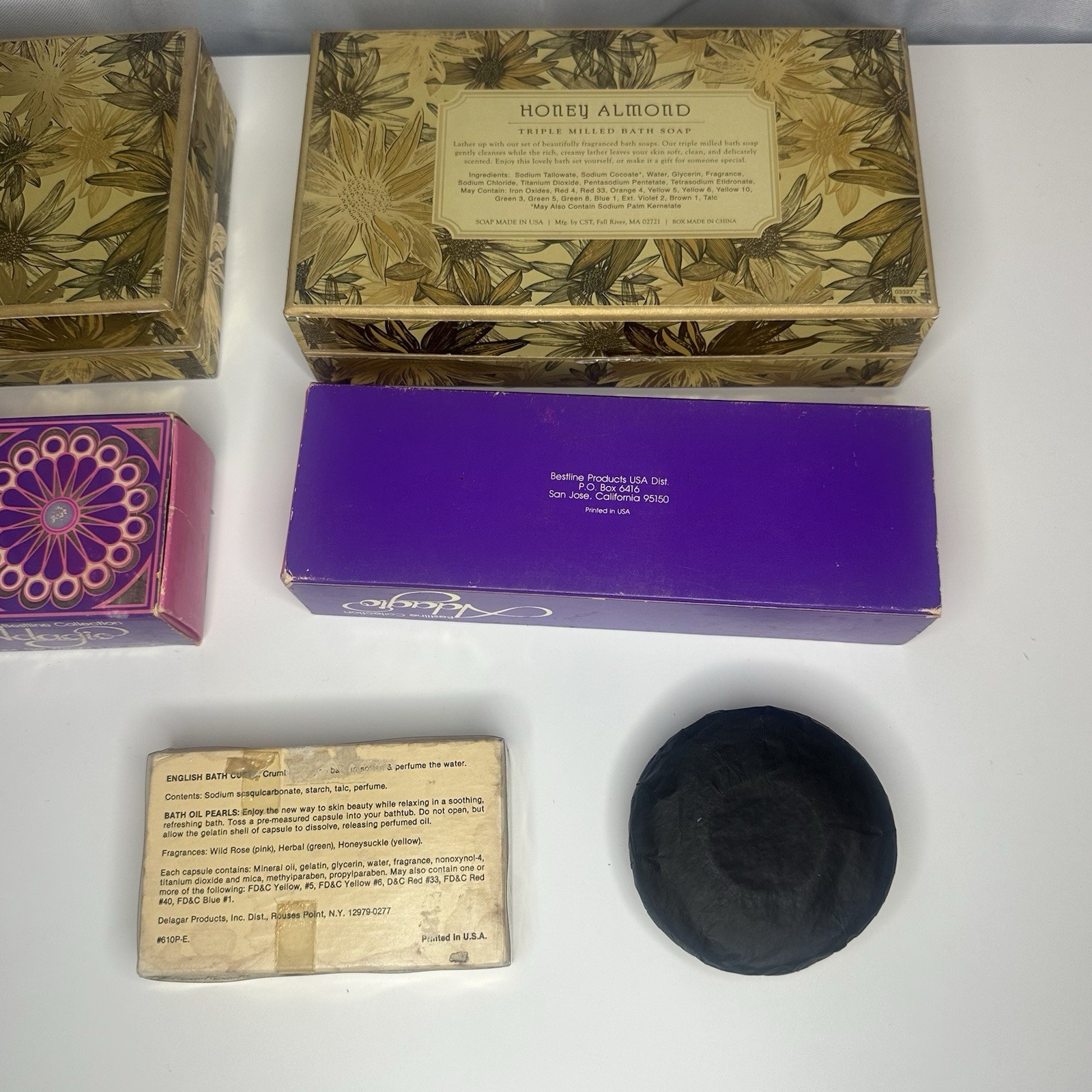 Lot Of New Vintage Soaps (Adagio, Myrurgia, Delagar)