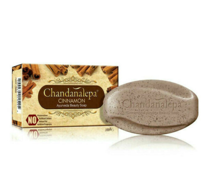 New Chandanalep Ayurveda Natural Cinnamon Herbal Beauty Soap Germ Killing SOAP