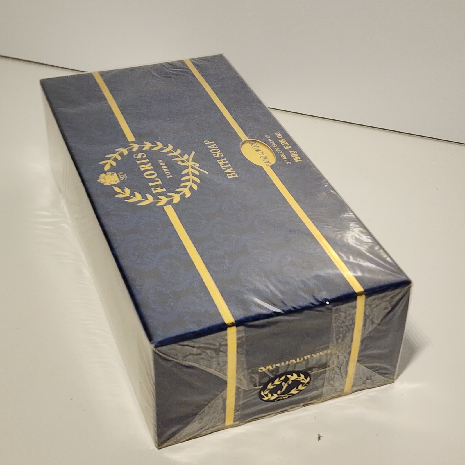 Floris London Sandalwood Toilet Soap – Set of 3 (150g Each) – Boxed – Vintage