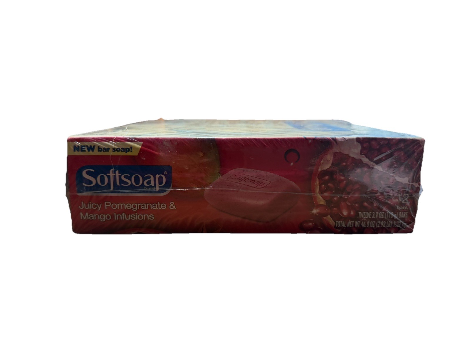 Soft Soap Juicy Pomegranate & Mango Infused Soap 12 ,3.9oz. Bars Plz See Pic 🚨