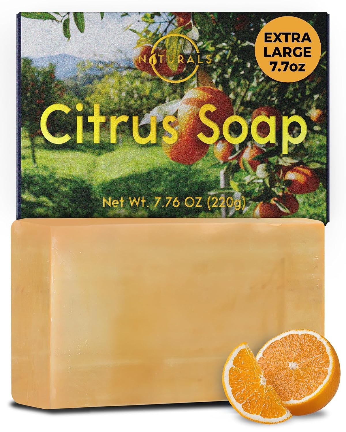 Citrus Men’s Organic Exfoliating Soap Bar