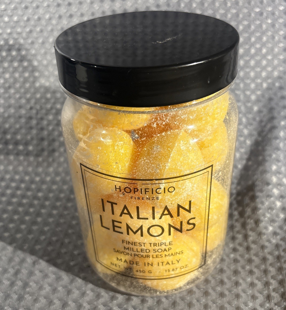 HOPIFICIO FIRENZE 🇮🇹 Italian Lemons 🍋 Finest Triple Milled Lemon Shaped Soap