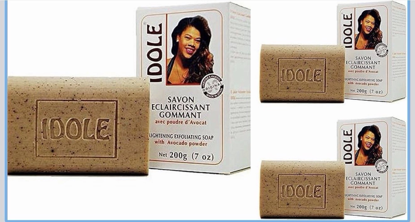IDOLE Avocado Exfoliating Soap Bar with Avocado Powder, Beige, 7 oz