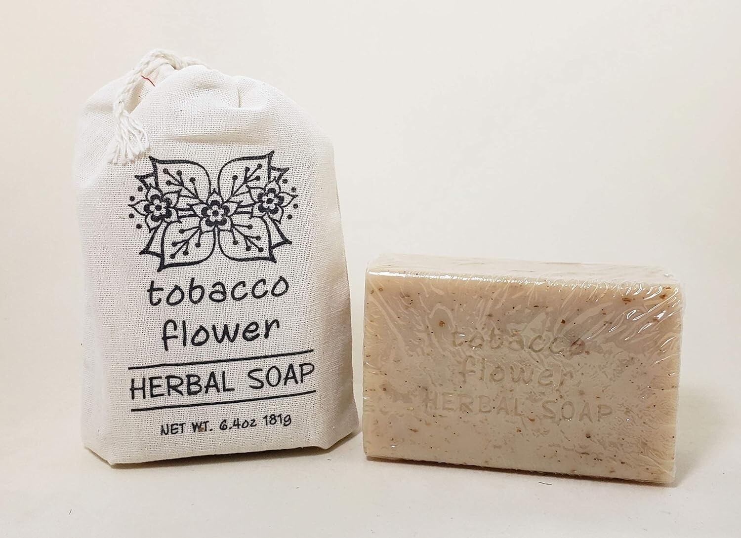Greenwich Bay 6.4oz Sack Soap, Tobacco Flower (R5M095)