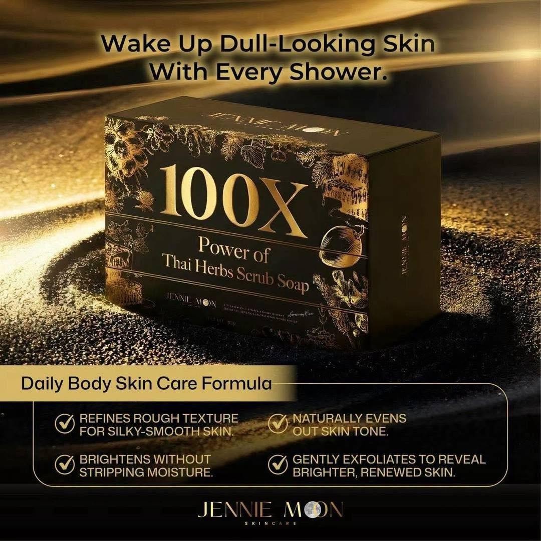 Jennie Moon X100 Power of Thai Herbs Scrub Soap 160gr – 2 Units