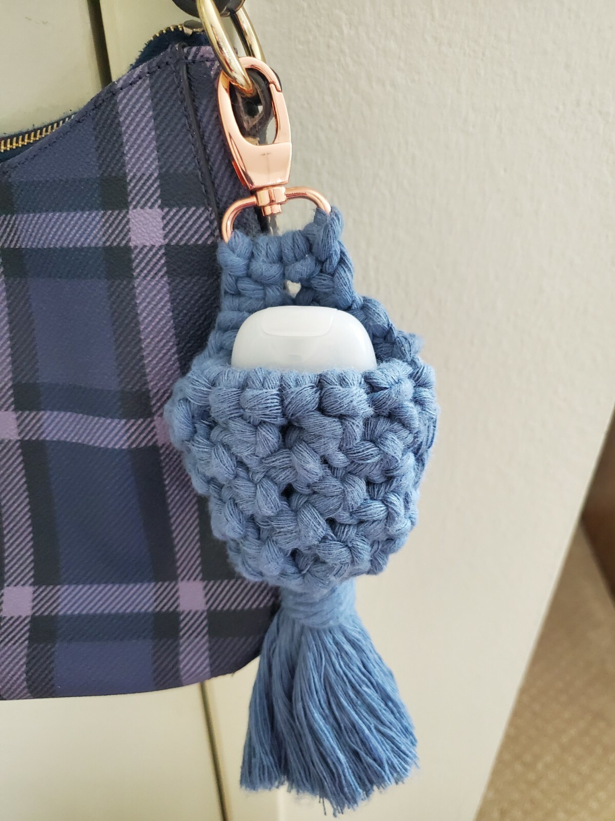 Bath Body Works Pocket *Bac Holder Case Sleeve for Hand Gel Custom Color macrame