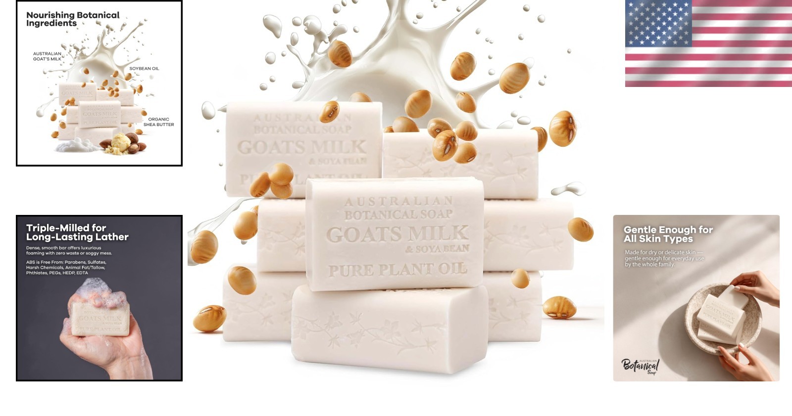 Gentle Australian Botanical Bar Soap