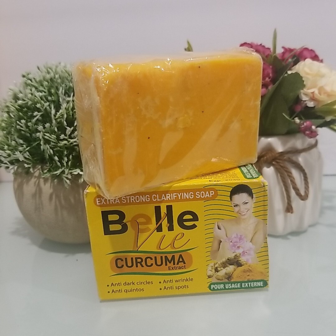 6X Belle Vie Rich Turmeric Soap Curcuma Extract 225g 💯% AUTHENTIC (Lot Of 6)