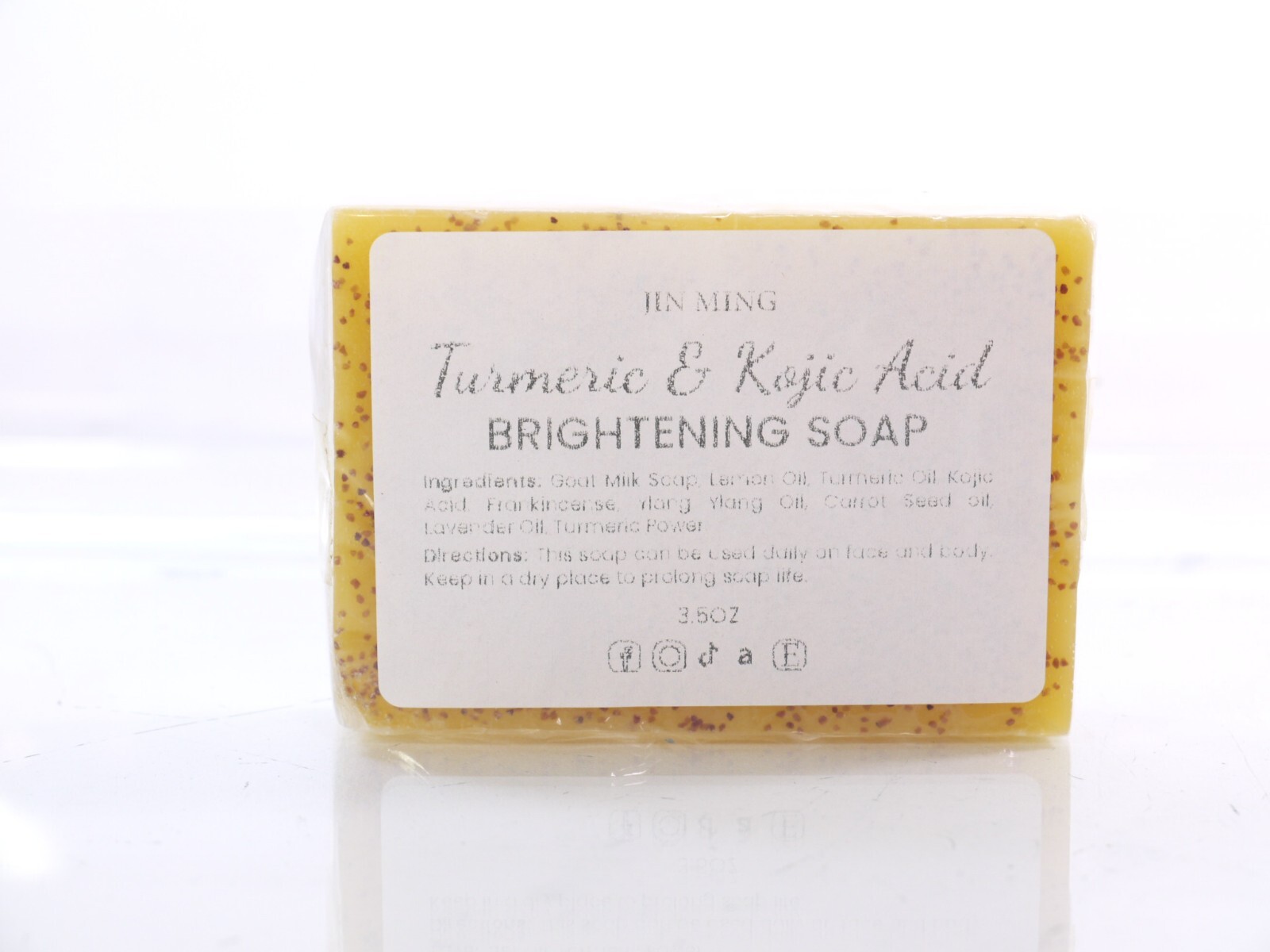Turmeric Glow Soap Handmade Skin Brightening with Lemon & Kojic Acid buy 2 get
