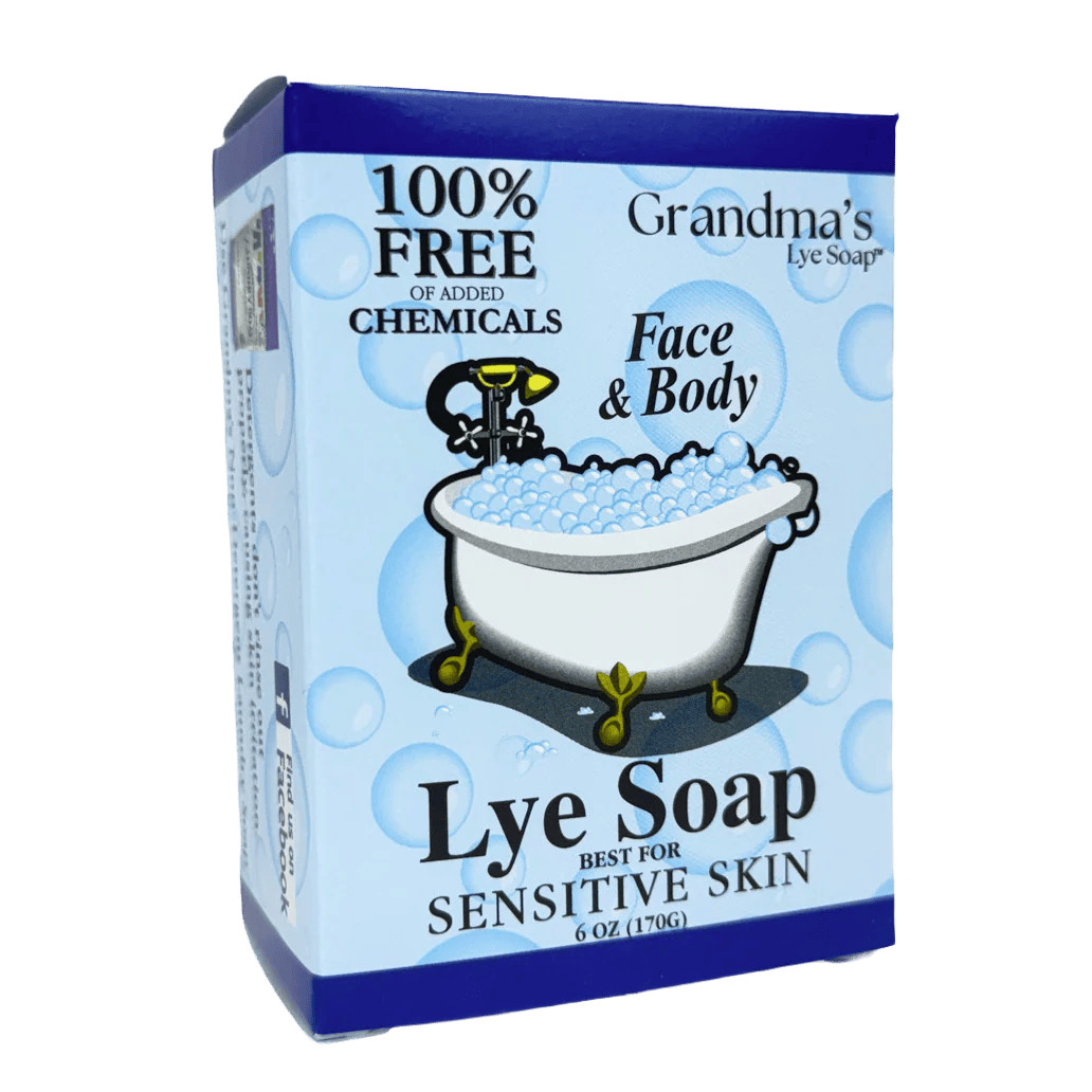 Grandma’s Pure & Natural Lye Bath Soap, 6 oz