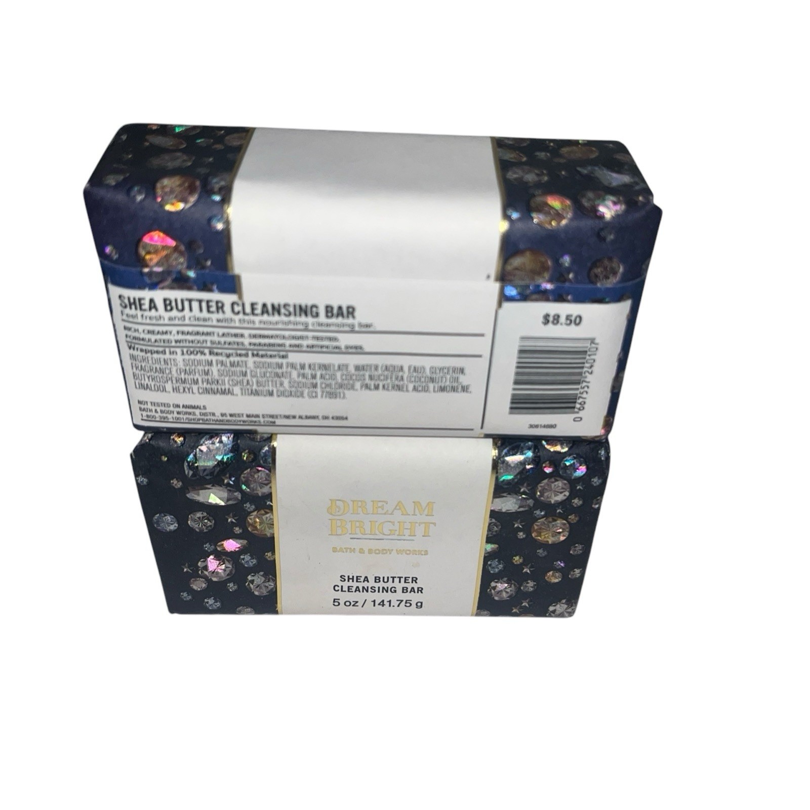 3 Bath & Body Works DREAM BRIGHT Shea Butter Cleansing Bar 5oz New