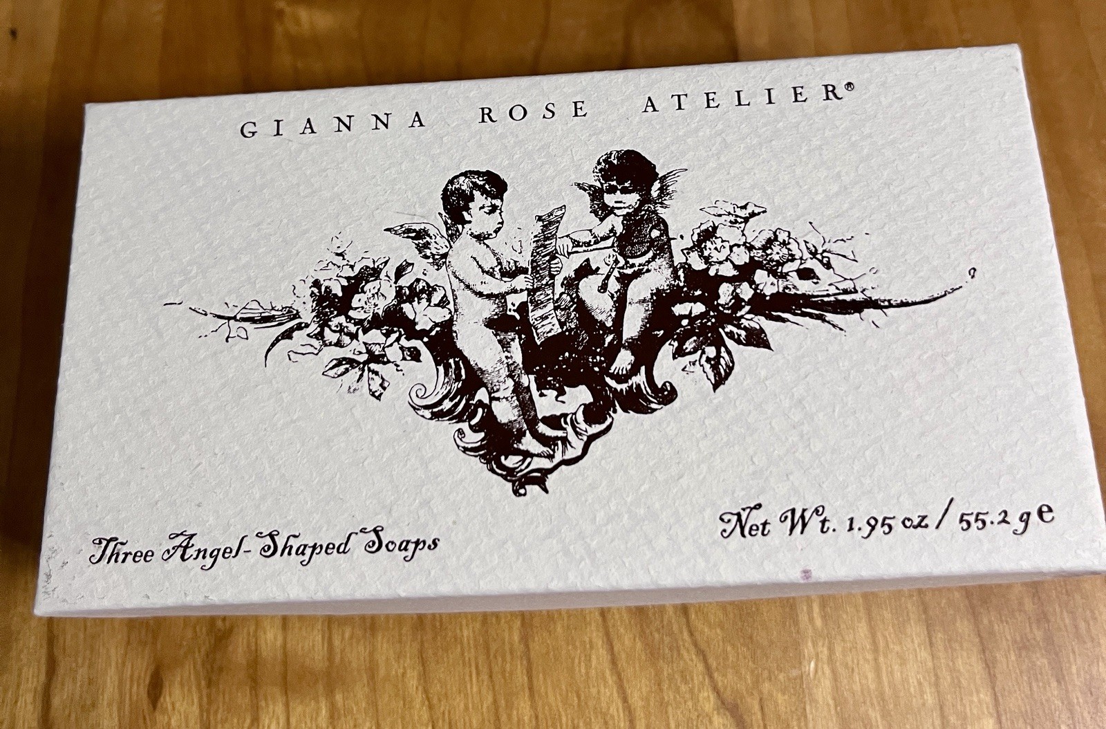 Gianna Rose Atelier THREE ANGEL SHAPED SOAPS New Wt. 1.95oz New in Box