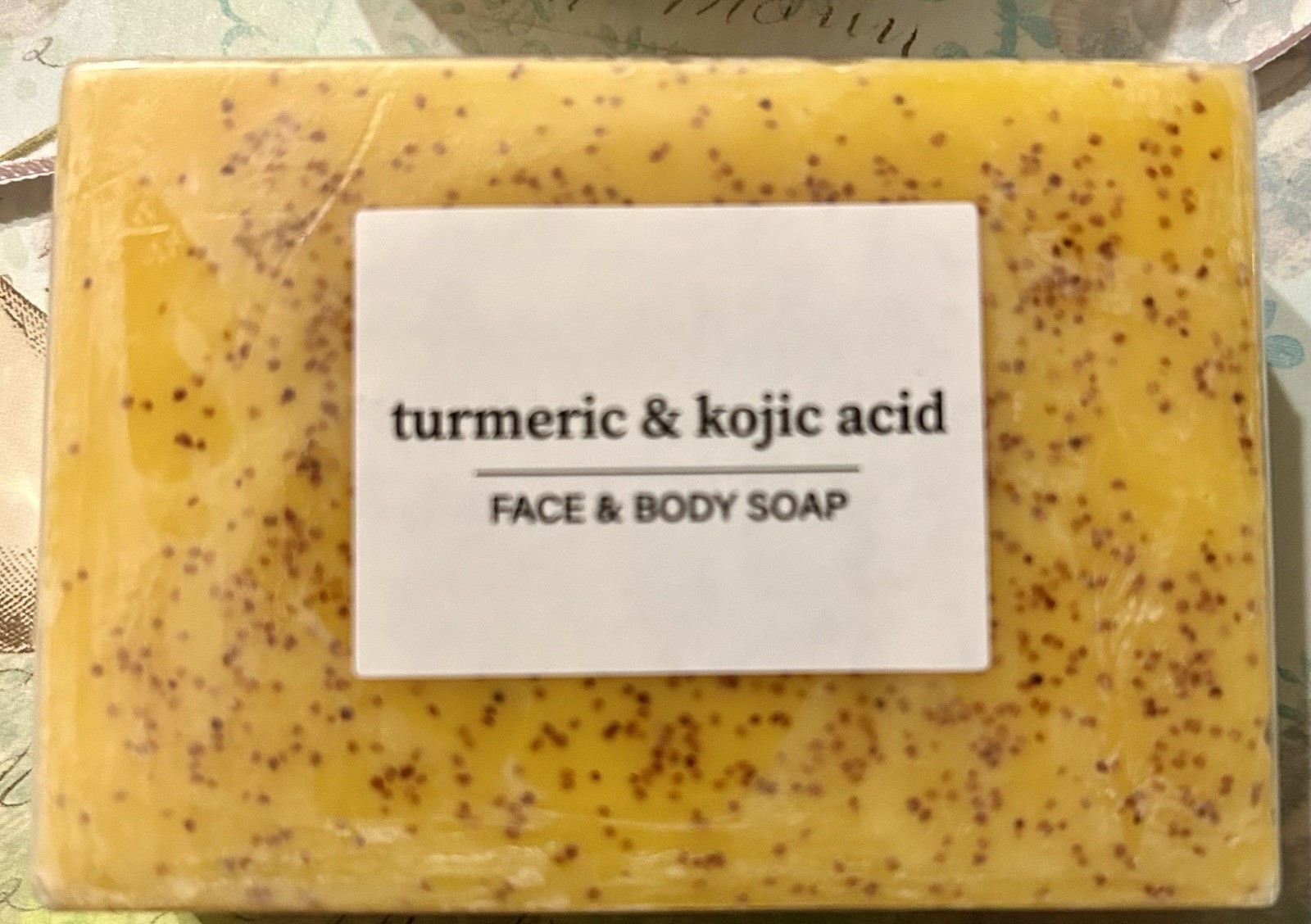 Lemon Turmeric Kojic Acid Brightening Soap Dark Spot Remover