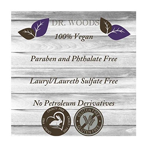 Dr. Woods Naturally Original Moisturizing Raw Black Liquid Soap 32 fl oz