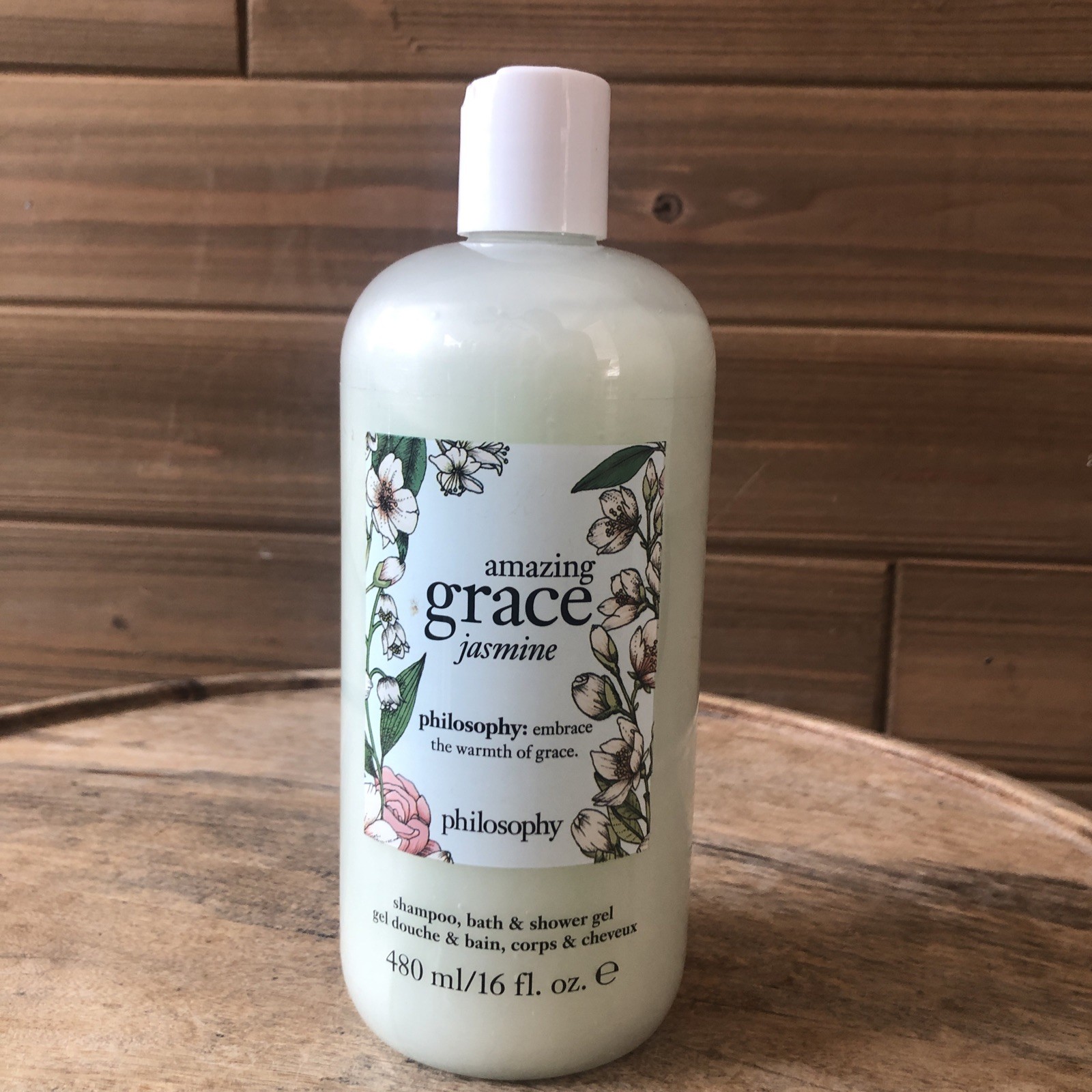 Philosophy Amazing Grace Jasmine Shampoo, Bath & Shower Gel 480ml 16oz ea