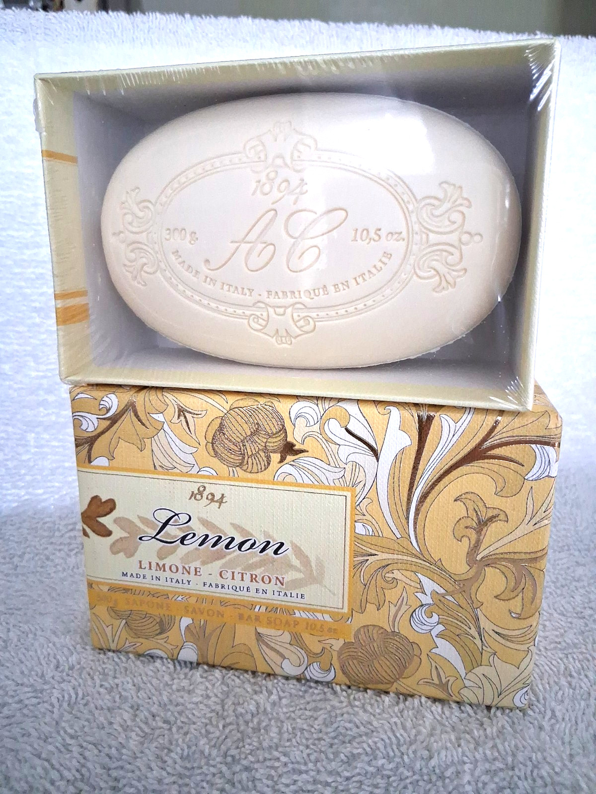 Saponerie Mario Fissi Lemon Citron Fine Milled Italian Soap