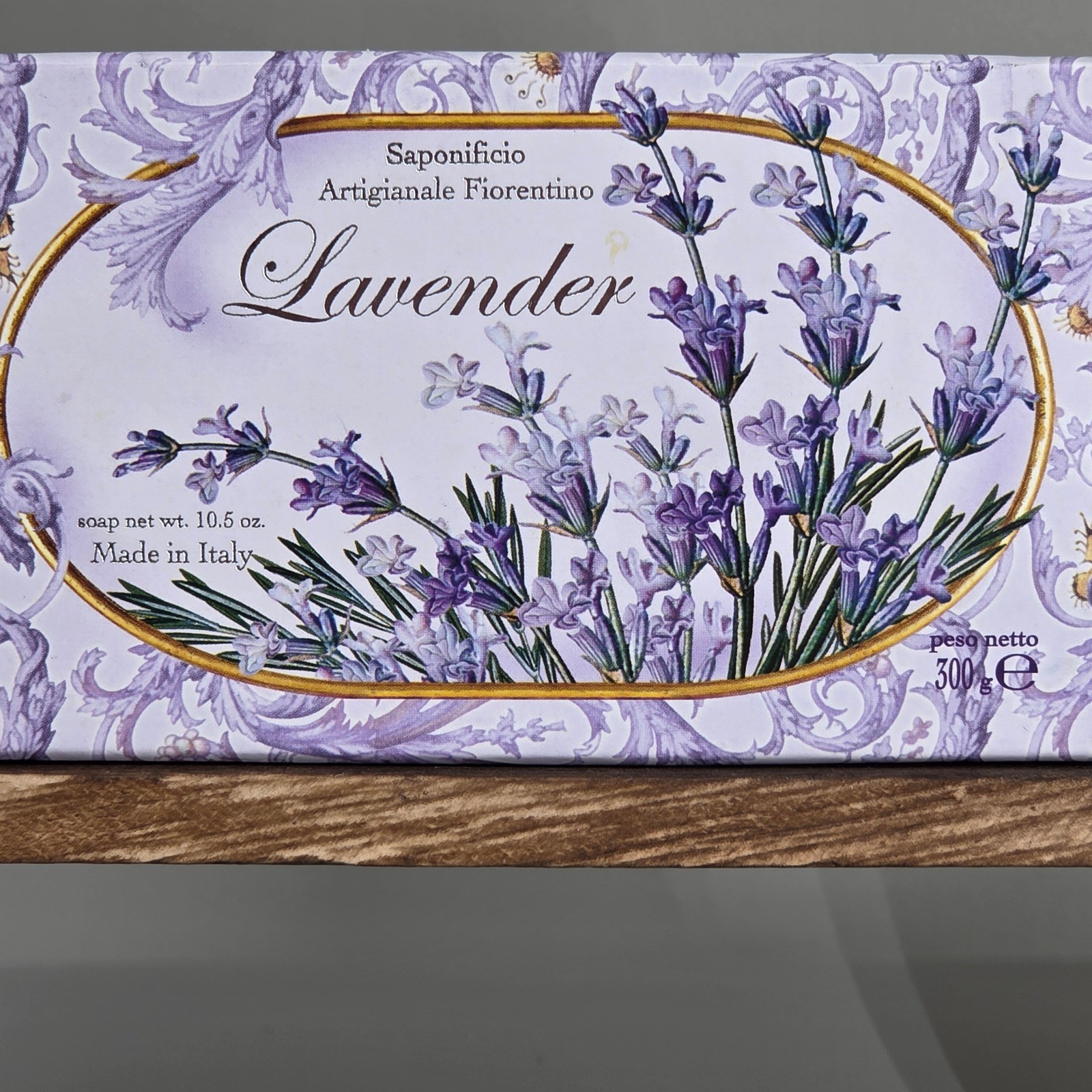 Saponificio Artigianale Fiorentino Lavender Soap 10.5oz Italian Luxury New