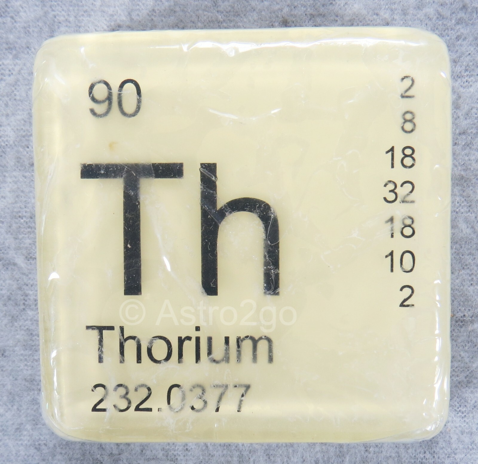 PERIODIC TABLE ELEMENT “Th” THORIUM NOVELTY GLOW HAND SOAP-4 oz JUST BUBBLY NEW!