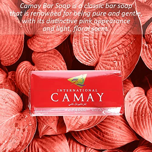 Camay Classic Bar Soap – Moisturizing Camay Classic Soap, Softly Scent