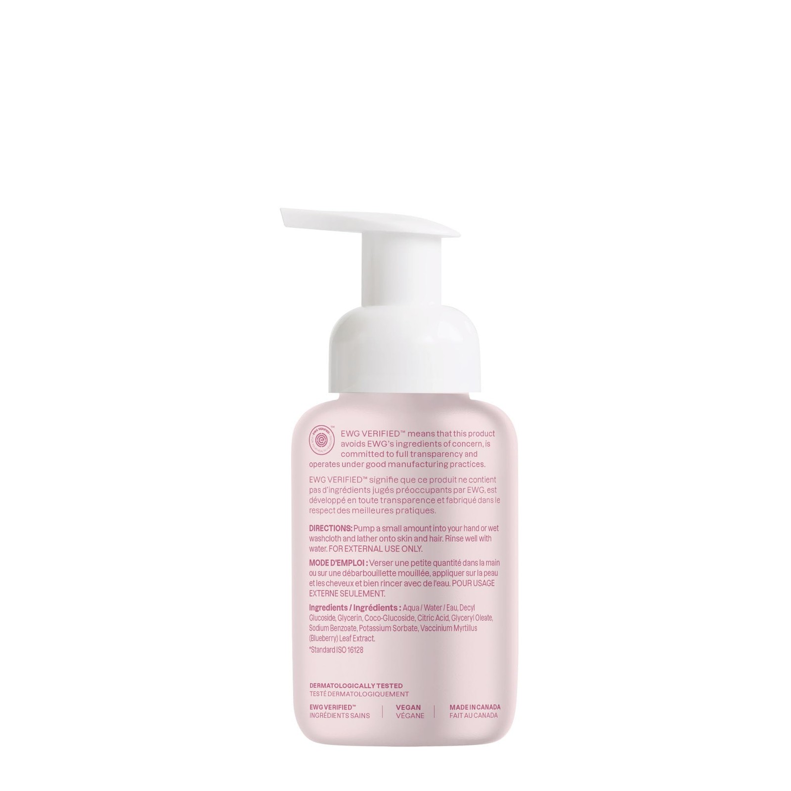ATTITUDE 2-in-1 Hair and Body Foaming Baby Wash, EWG 10 Fl Oz (Pack of 1)