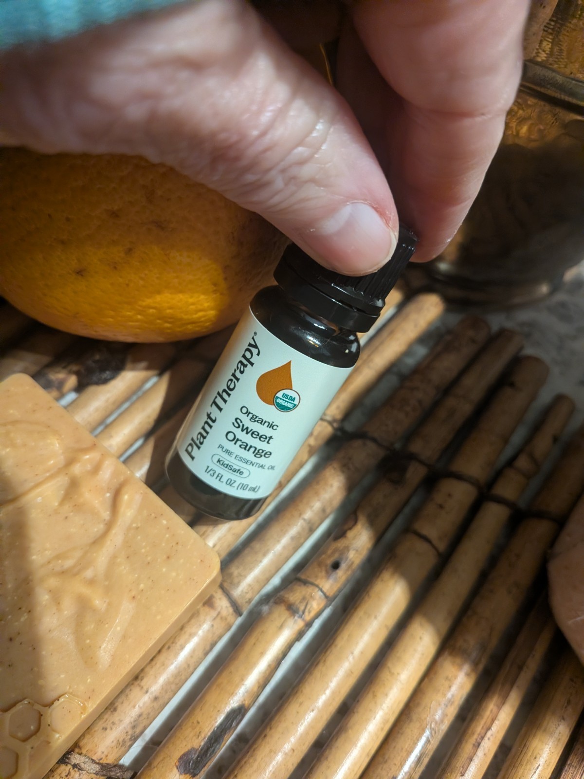 Orange Sunshine, Organic soap Turmeric Sweet Orange