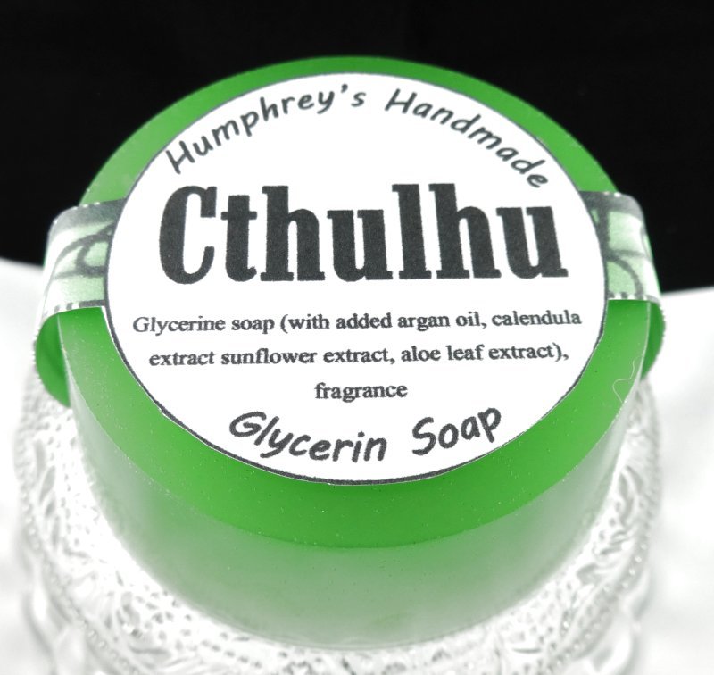 CTHULHU Glycerin Soap Ocean Citrus & Soft Woods, Unisex Horror Stocking Stuffers