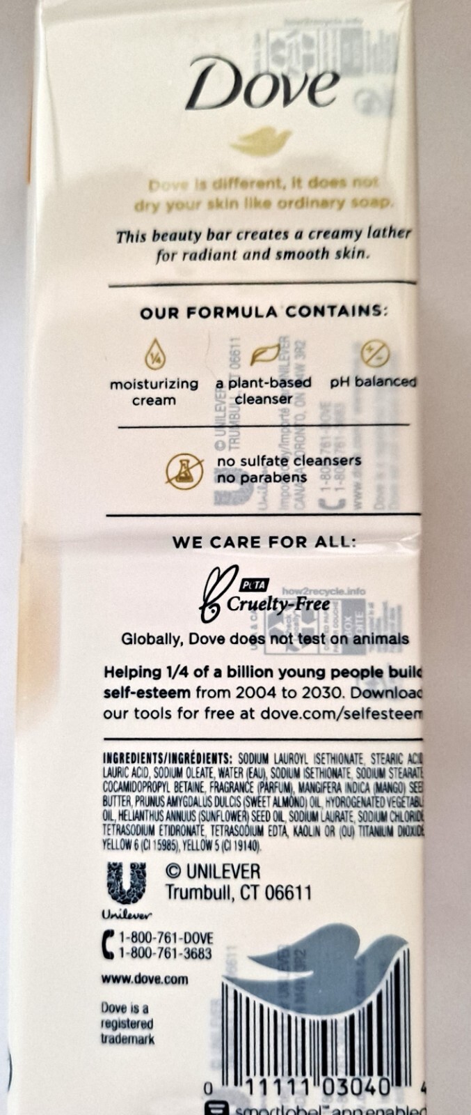 Dove GLOWING Moisturizing Soap Mango & Almond Butter 6 BARS (Total 19.05 oz)