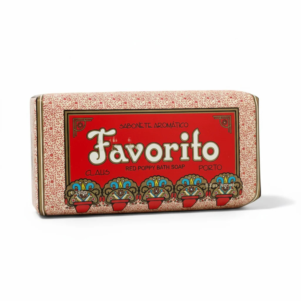Claus Porto Favorito Red Poppy Soap Bar 150 g (5.3 oz)