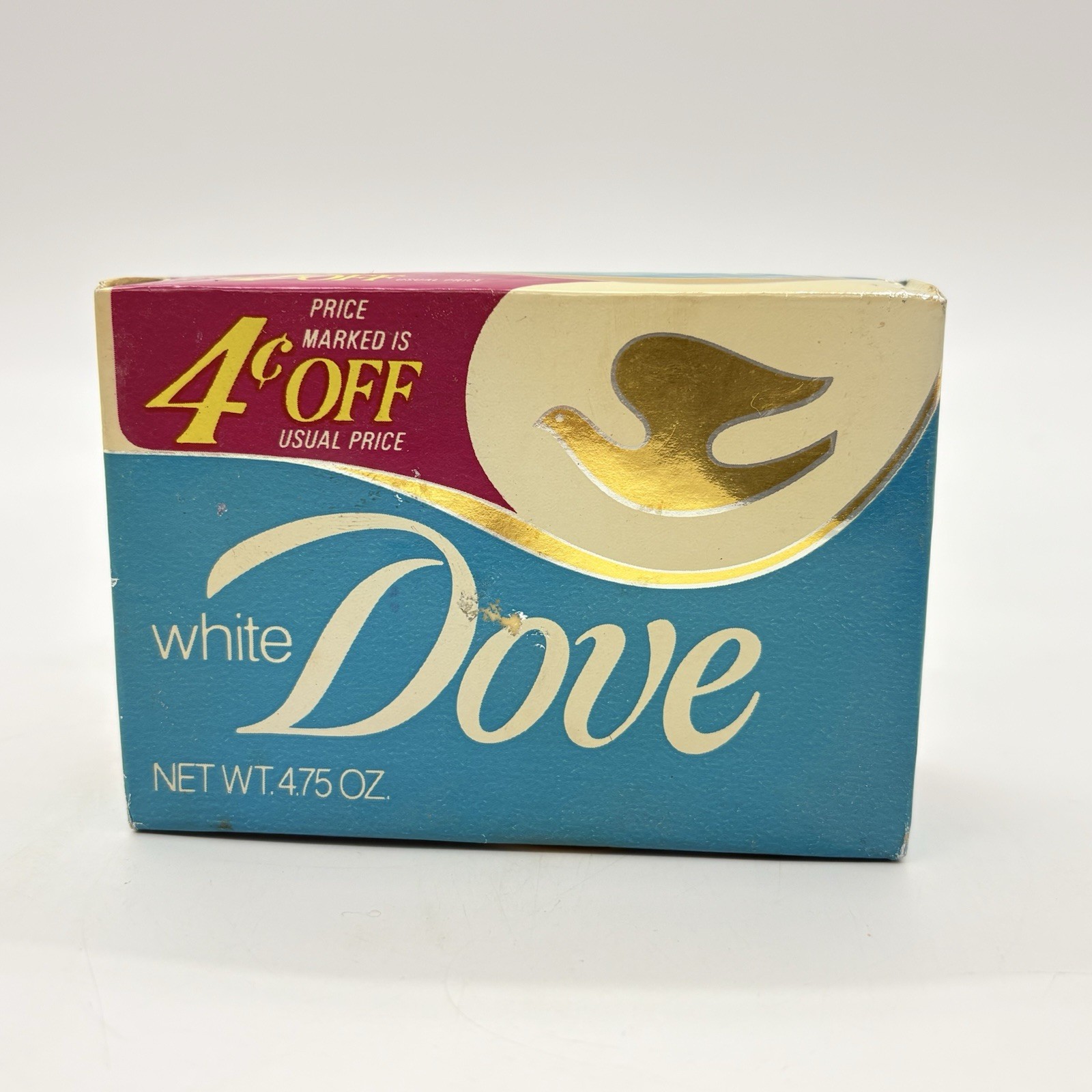 Dove Soap Bar Soap 4.75oz Bath Size White 70’s 80’s New Old Stock