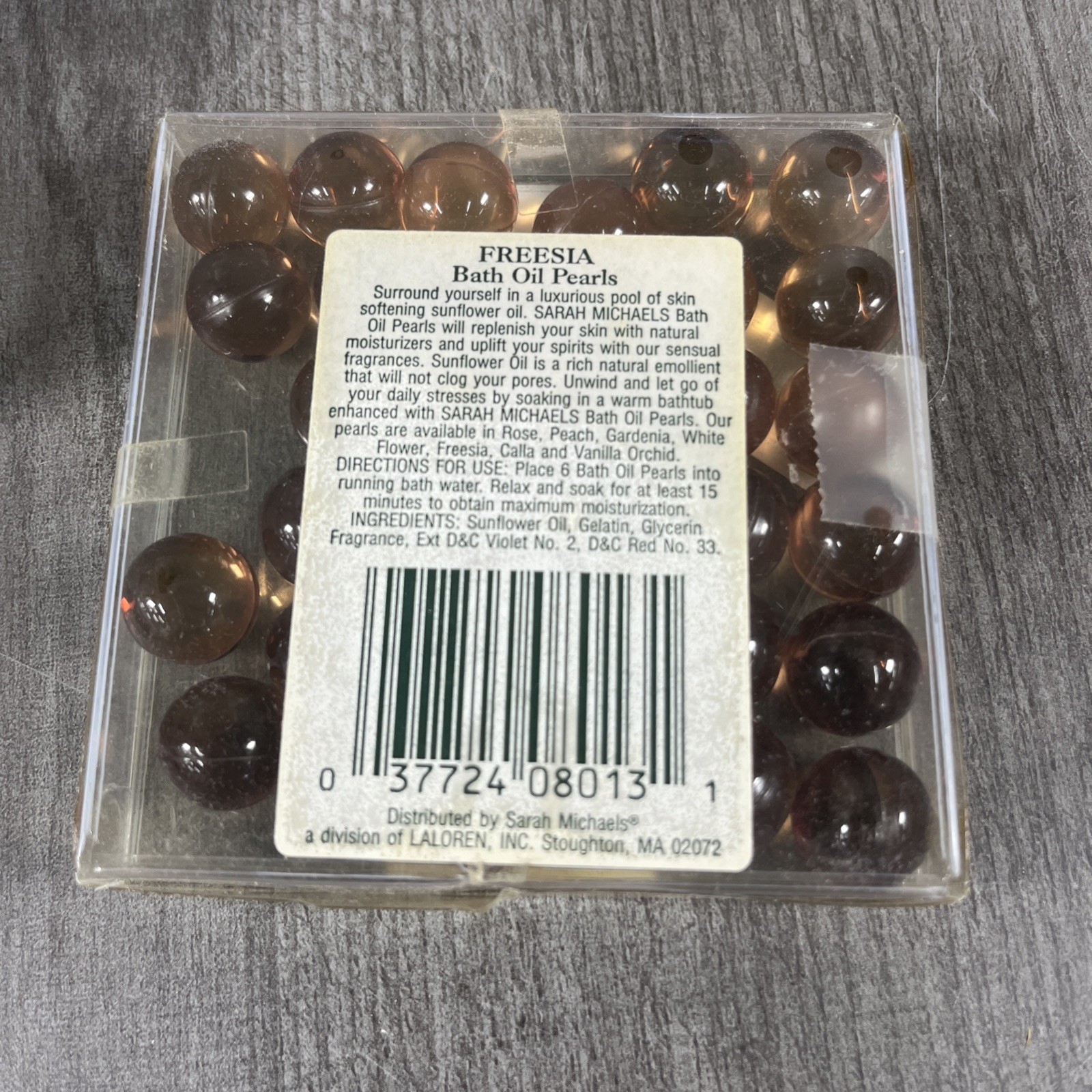 English Bath Cubes Floral Garden Scents And Oil Pearls – Vintage