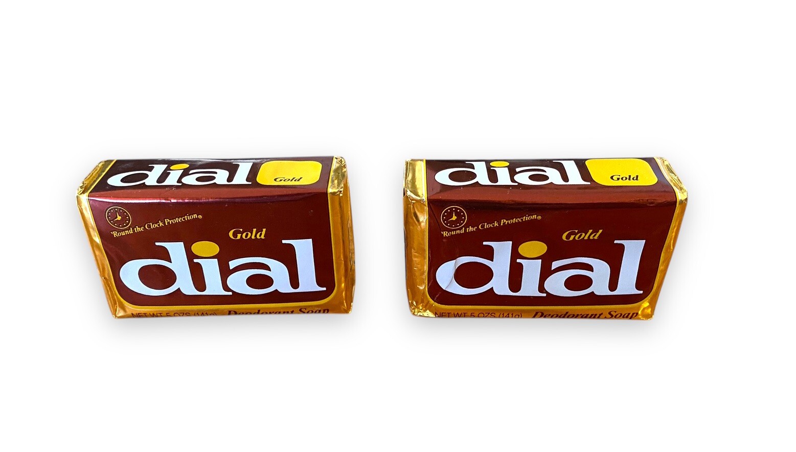 Dial gold bar soap vintage bath bar 5 oz new old stock set of 2